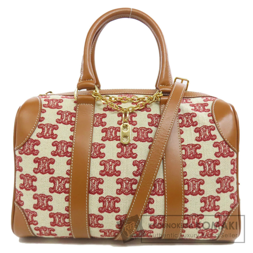Celine Triomphe Boston Bag Canvas